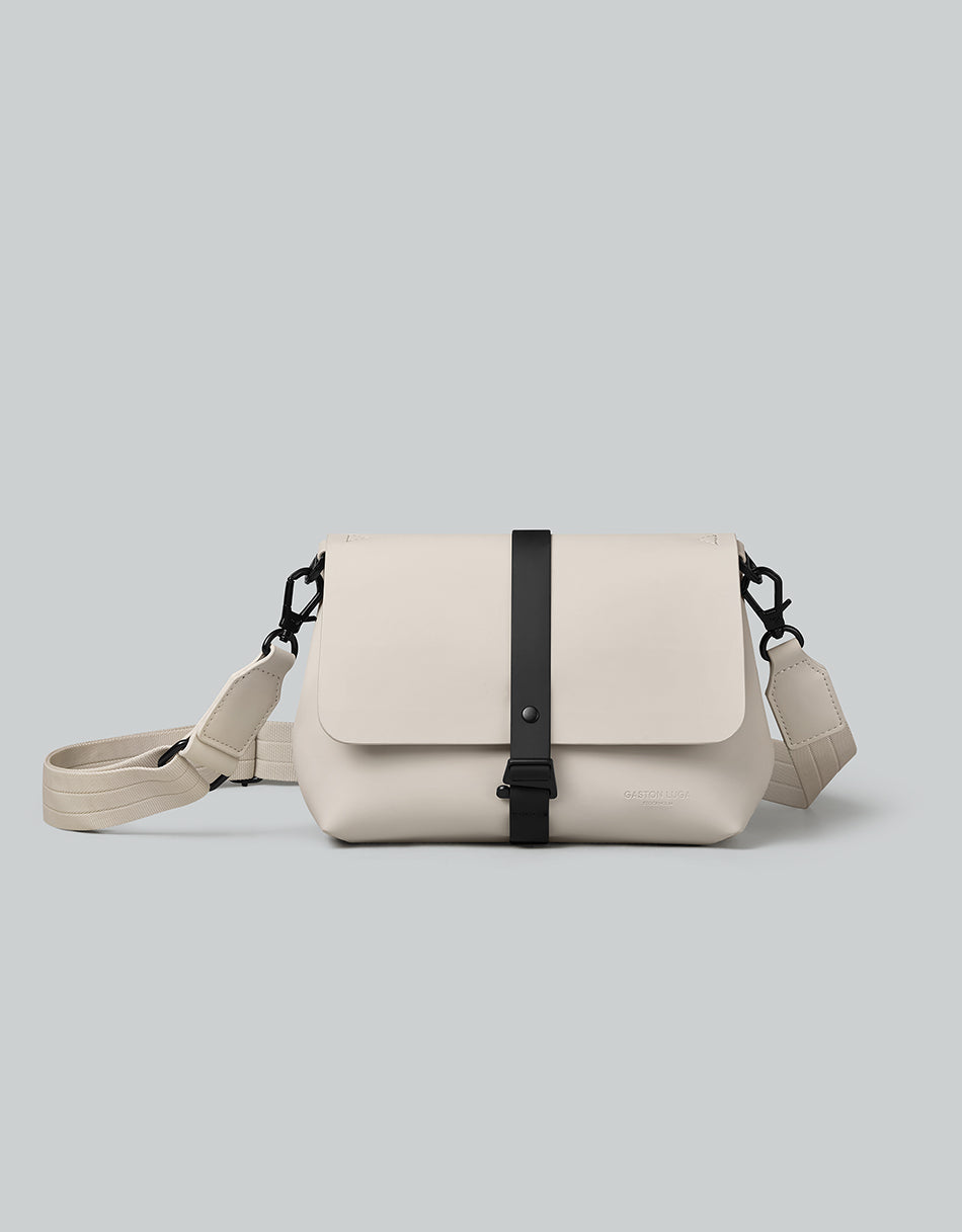 Gaston Luga Splash Crossbody Bag - Cloud Cream #CB101