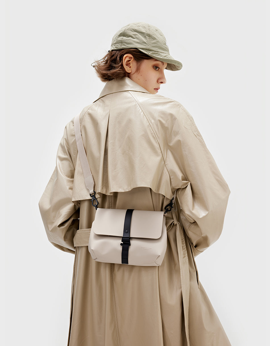 Gaston Luga Splash Crossbody Bag - Cloud Cream #CB101
