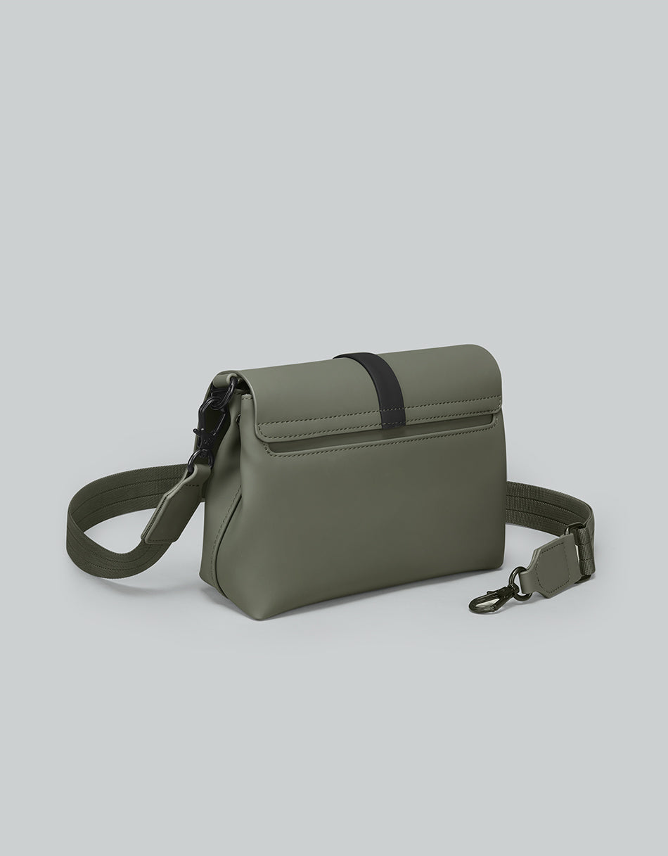 Gaston Luga Splash Crossbody Bag - Olive #CB102