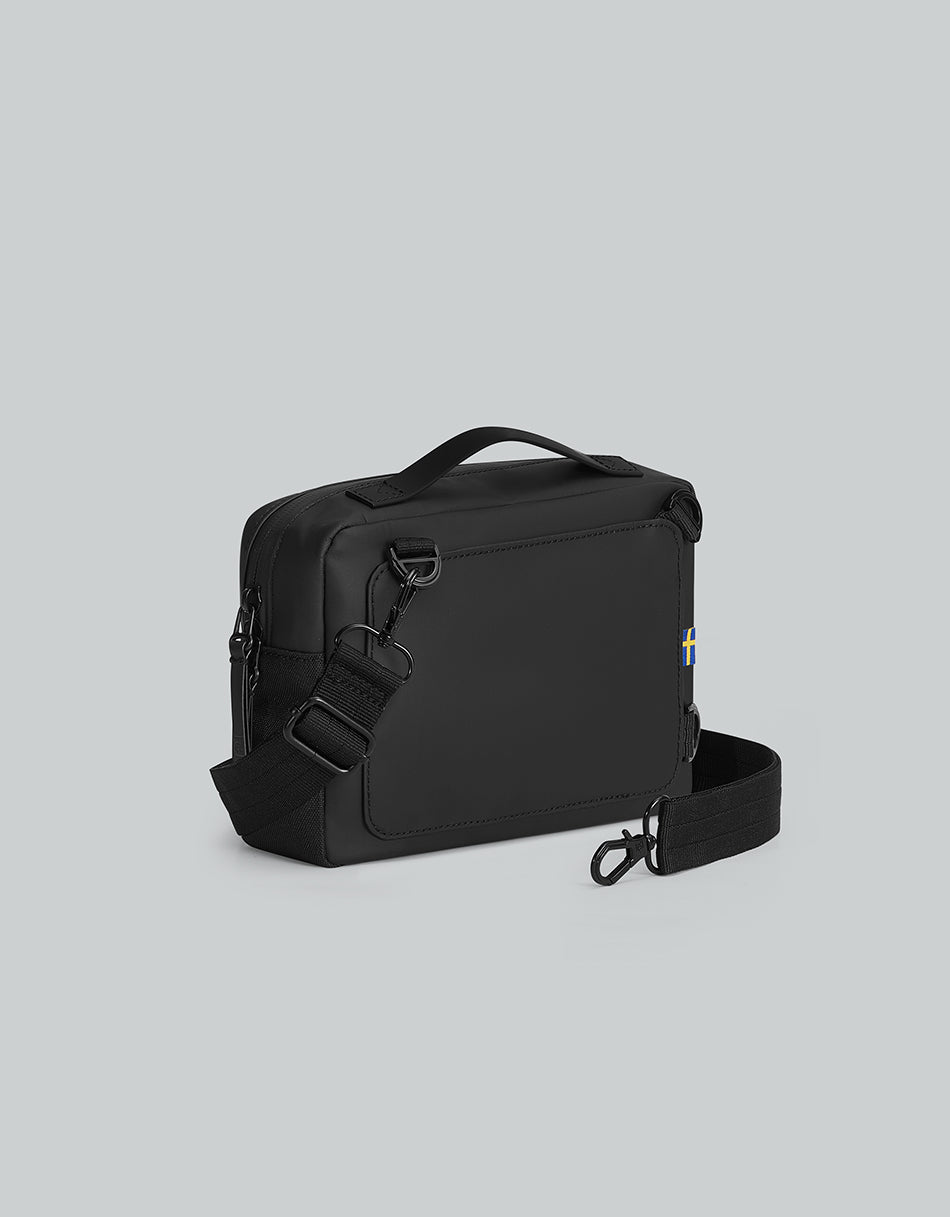 Gaston Luga Dash Box Crossbody Bag Black #DA400