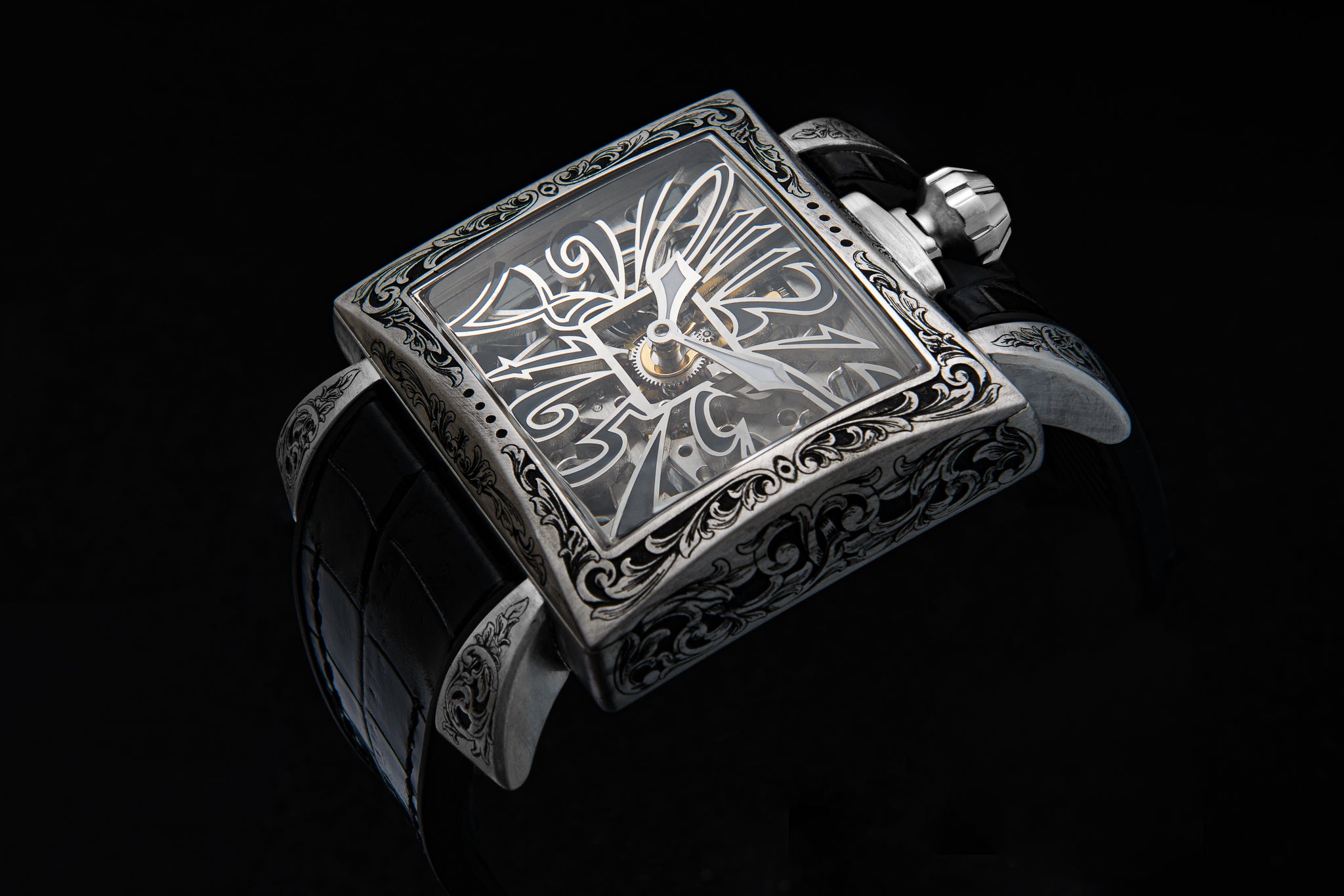 Gaga Milano CHISELED NAPOLEONE silver
