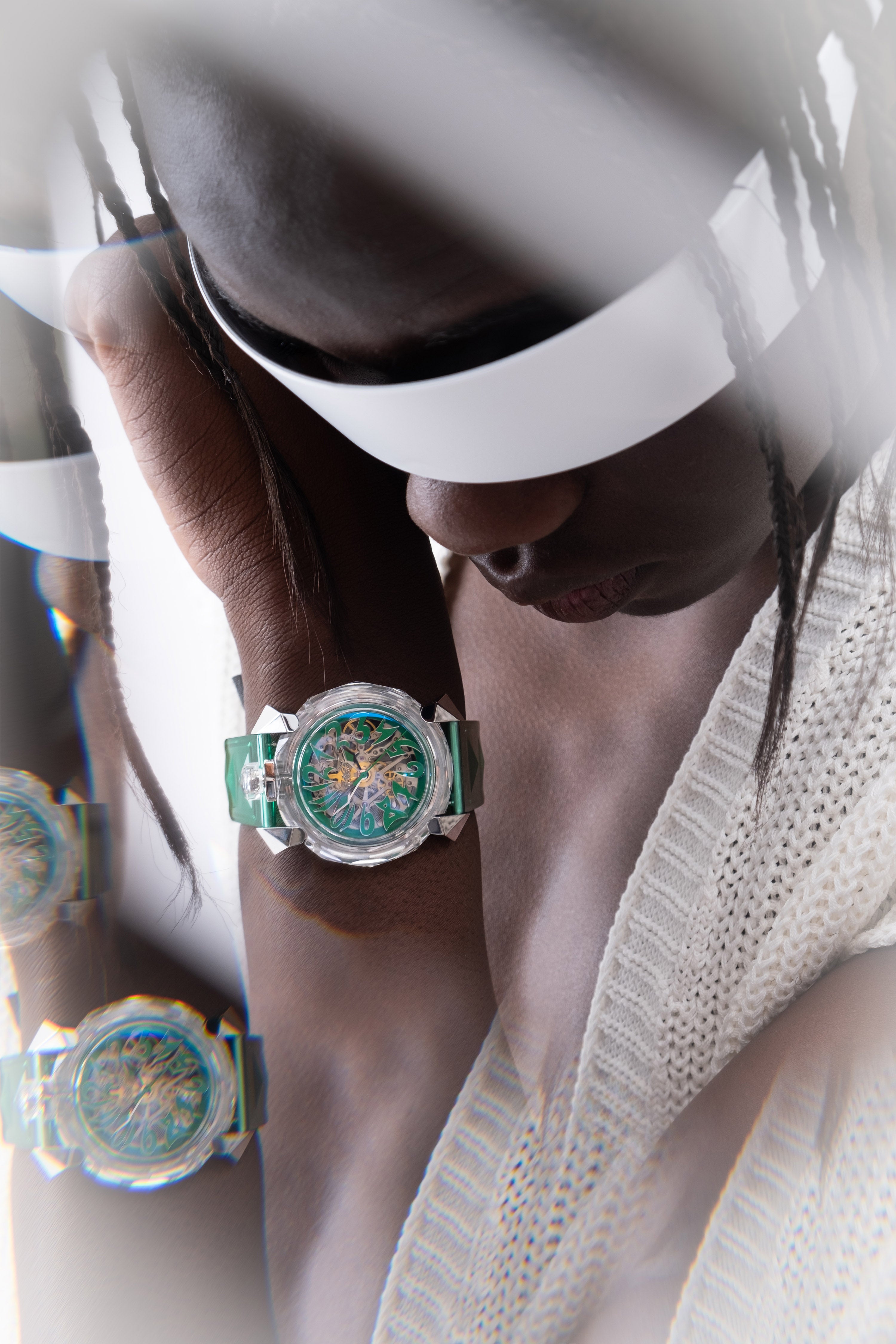 Gaga Milano CRISTAL 46mm Green