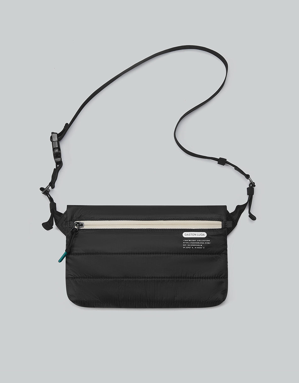 Gaston Luga Lightweight Bum Bag Black #LW200