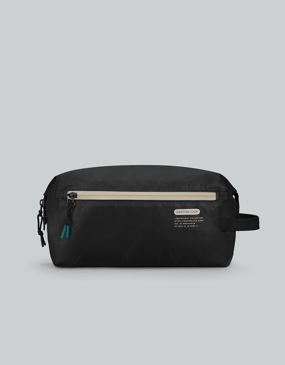 Gaston Luga Lightweight Washbag - Black #LW500