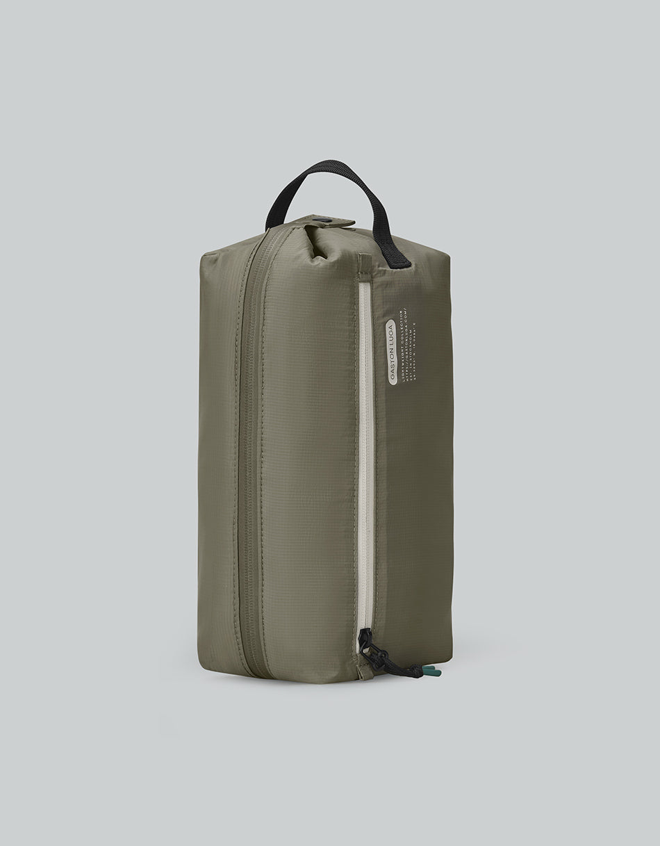 Gaston Luga Lightweight Washbag - Sage #LW503