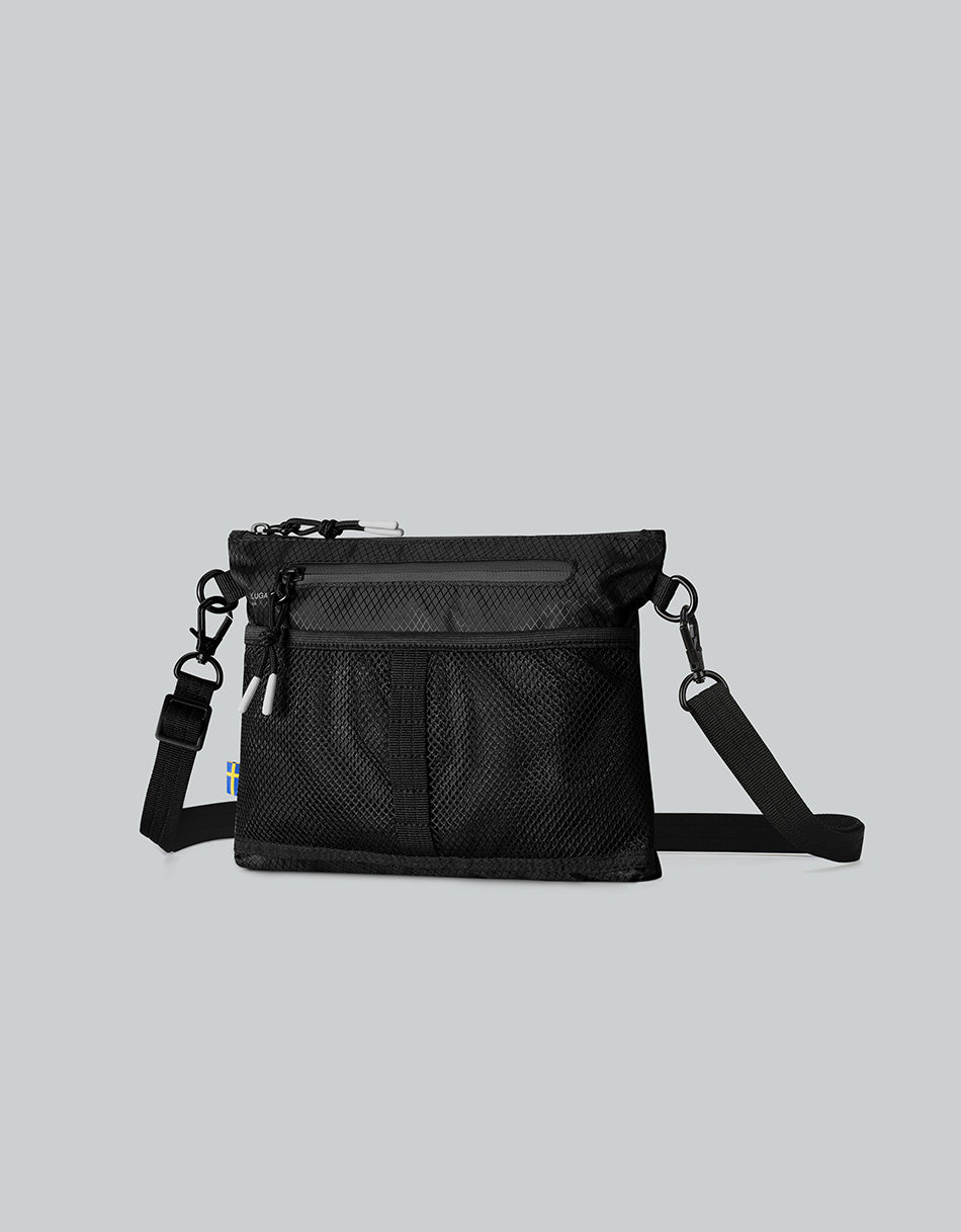 Gaston Luga Lightweight Crossbody Bag - Black #LWCBBK