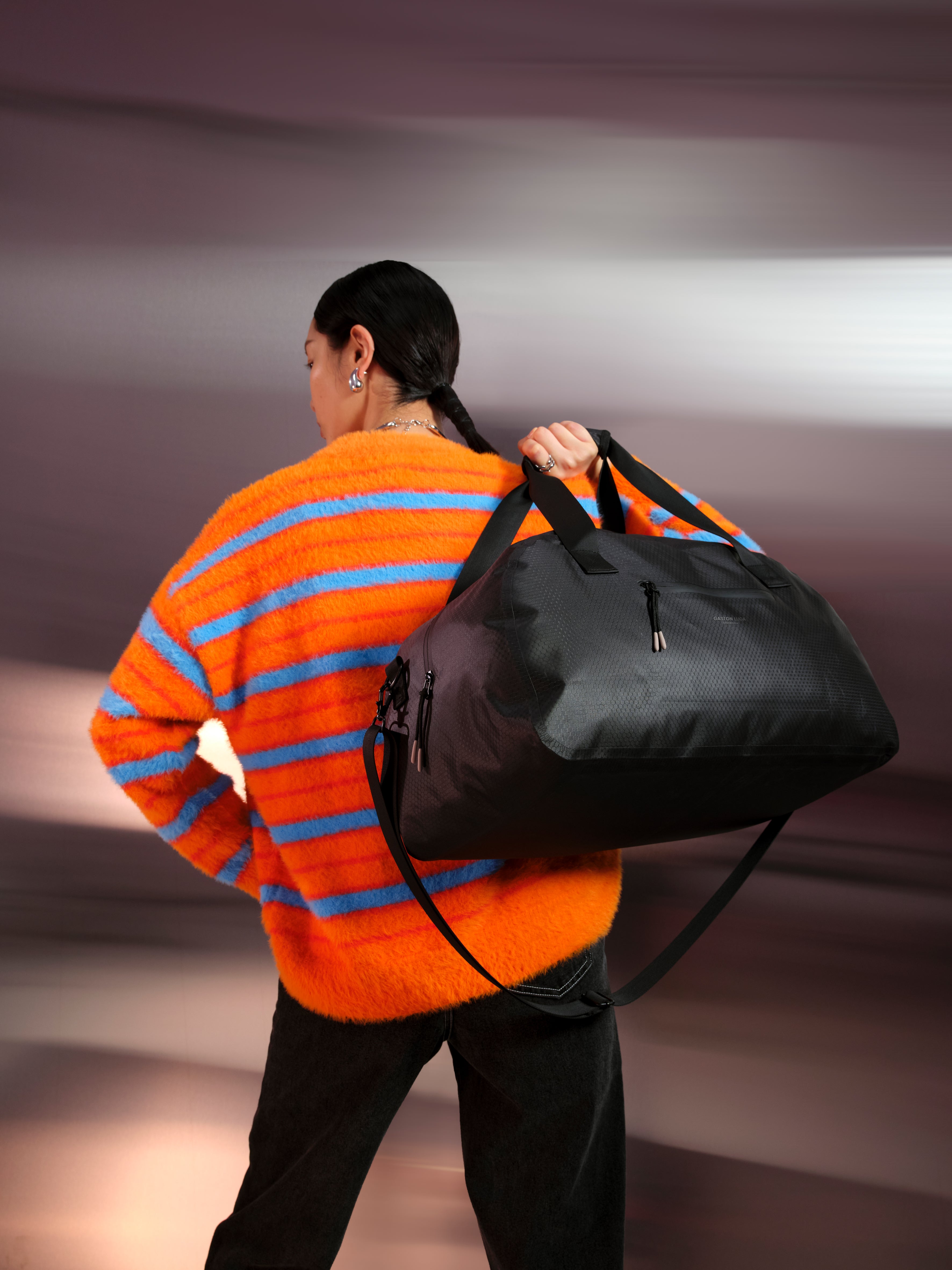 Gaston Luga Lightweight DuoSeal Duffel 輕盈旅行袋 經典黑 LWDSDFBK 
