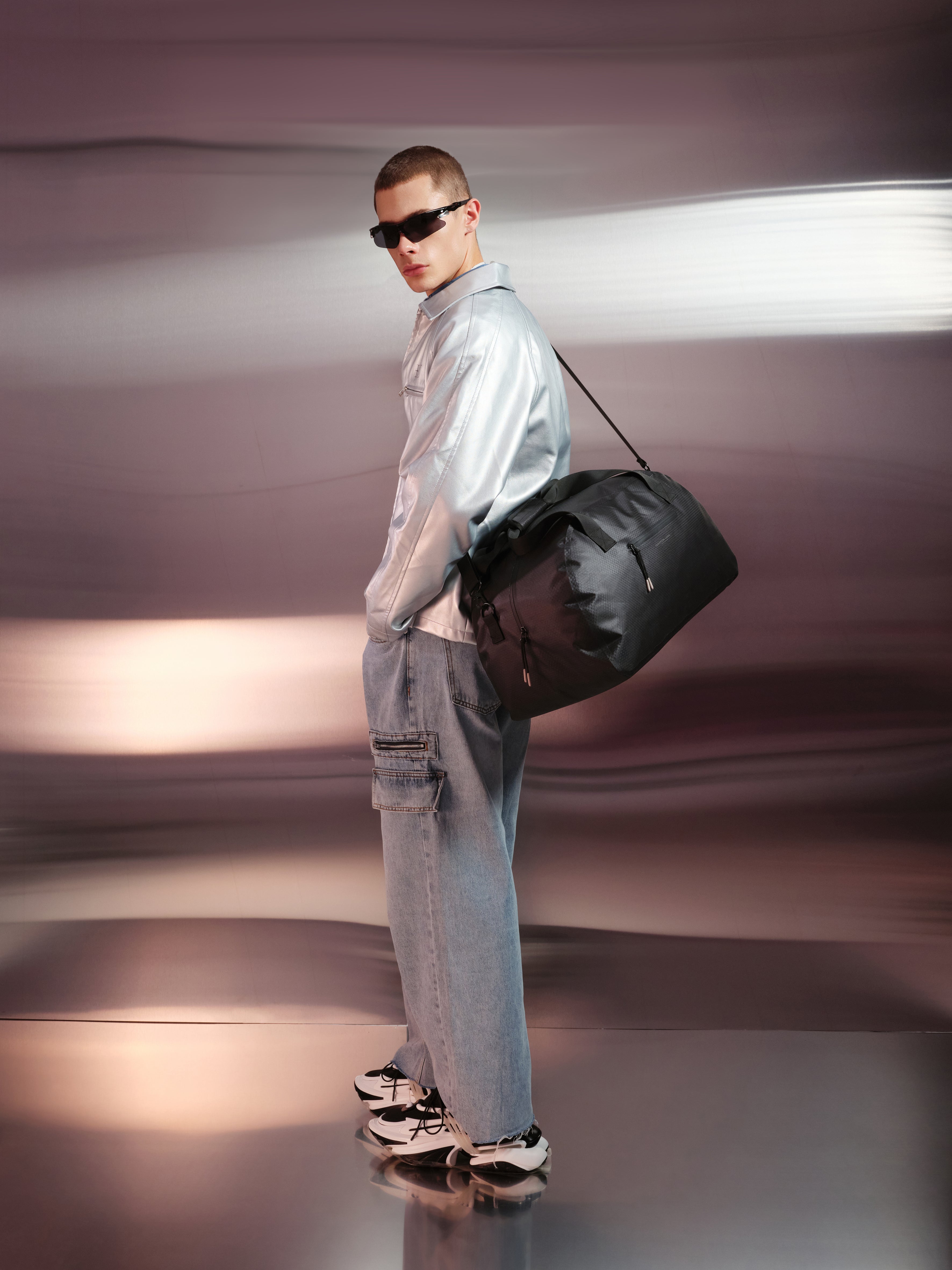 Gaston Luga Lightweight DuoSeal Duffel 輕盈旅行袋 經典黑 LWDSDFBK 