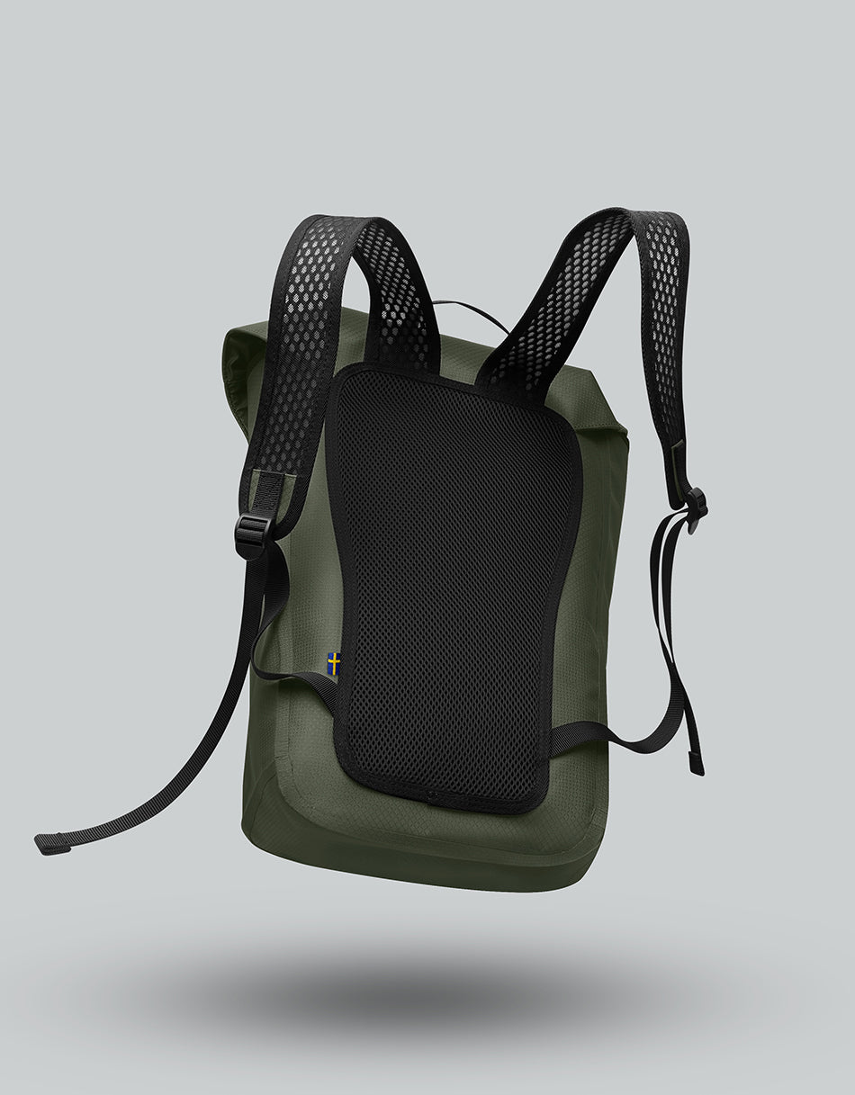 Lightweight DuoSeal Flap Backpack 14" 經典黑色翻蓋背包 LWDSFBP14BK