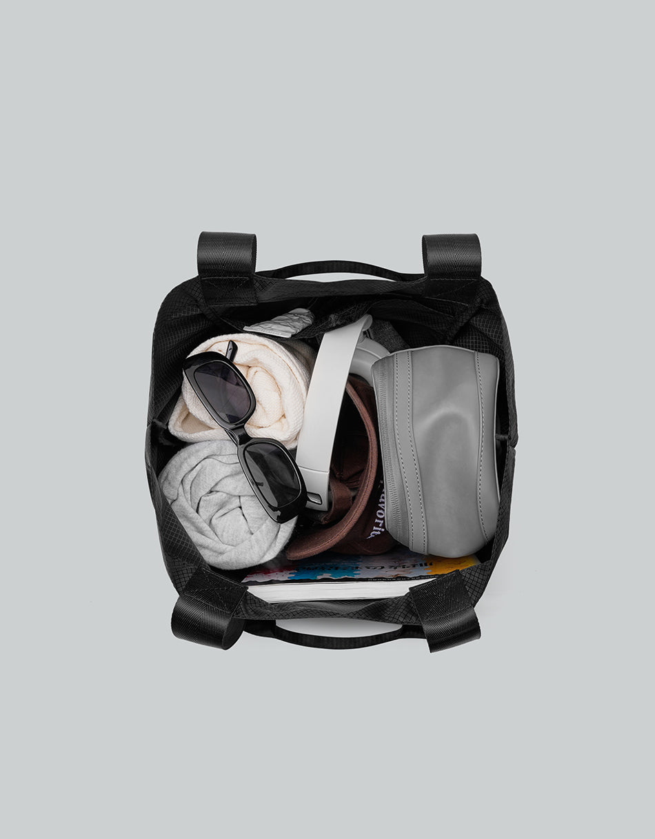 Gaston LugaLightweight Packable Tote Bag - Black #LWPTTBK