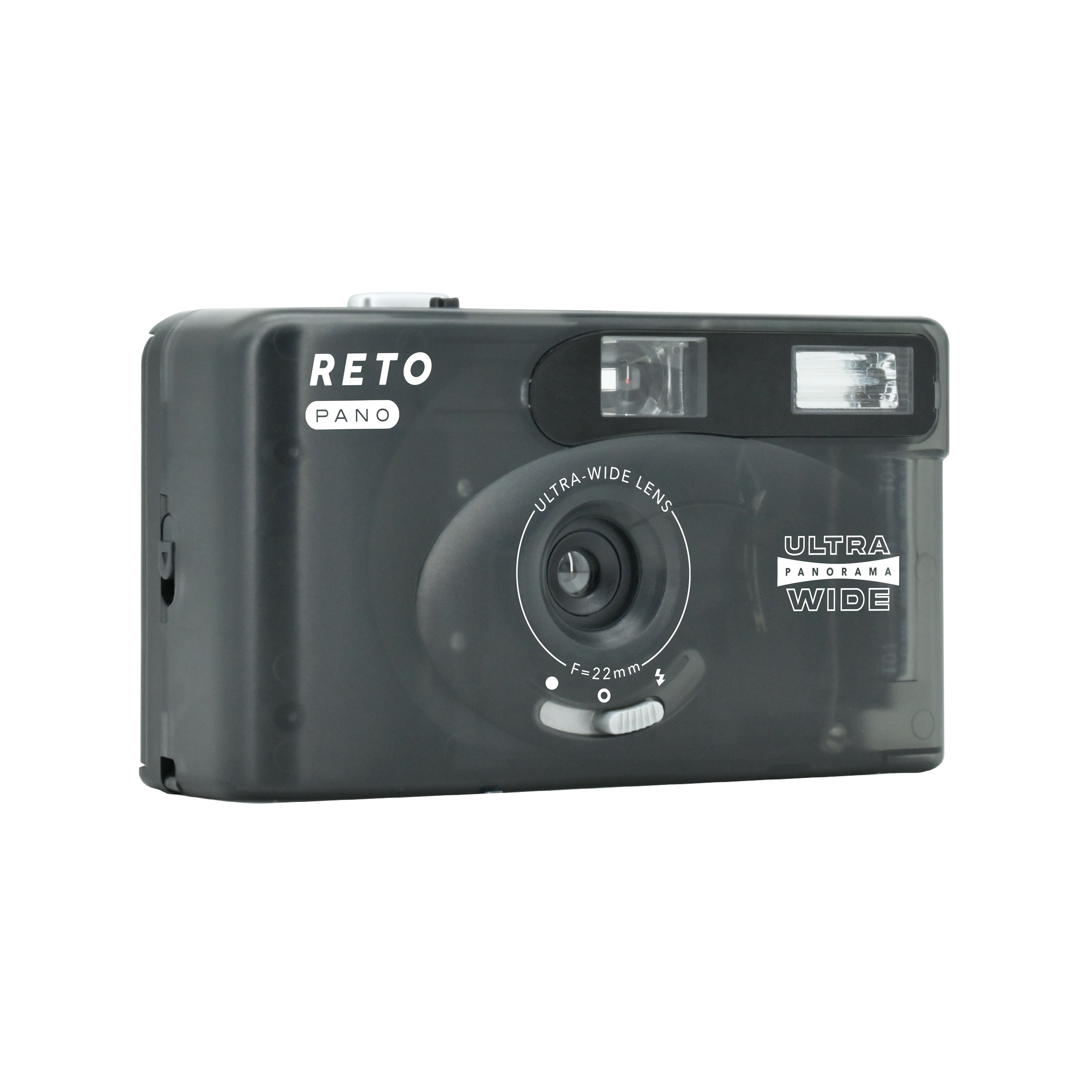 RETO PANO 35mm Film Camera Sheer Black