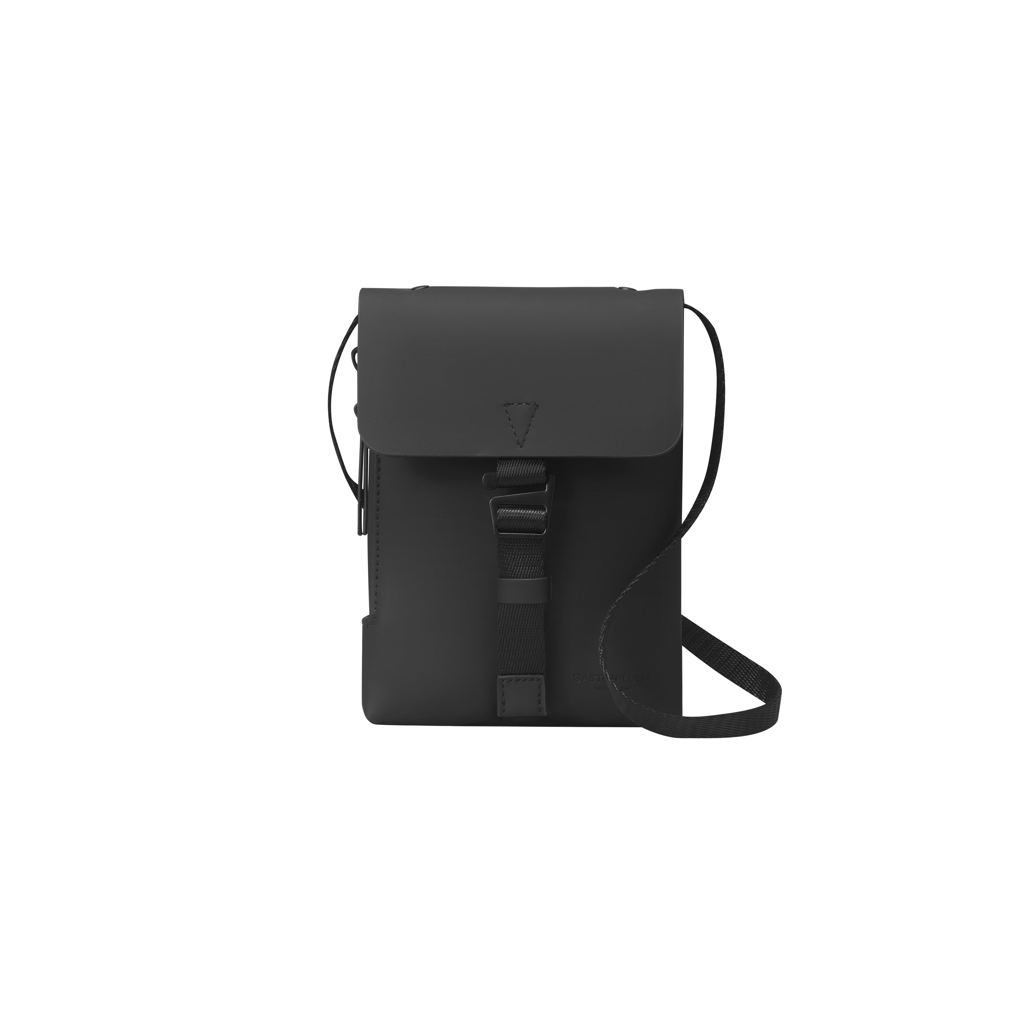 Gaston Luga Splash Mini Crossbody  - Black #RE1401