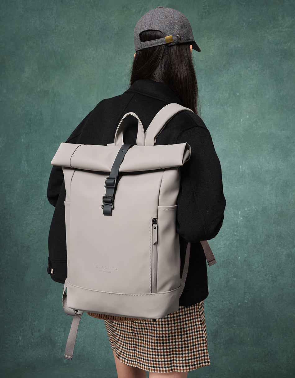 Gaston Luga Splash Rolltop 16" Backpack - Taupe #SPRTBP16TP