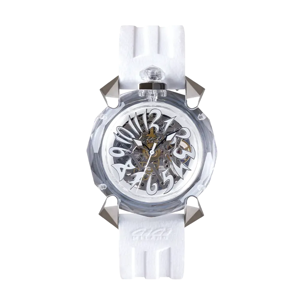 Gaga Milano 水晶 46mm 冰晶白