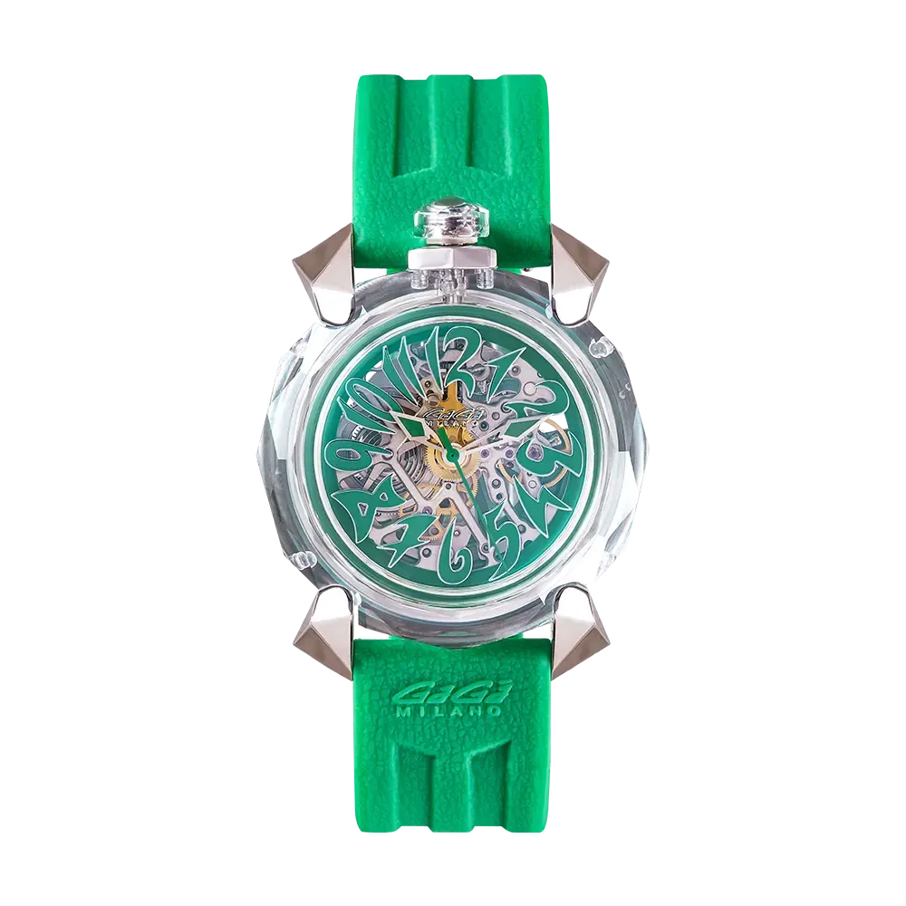 Gaga Milano CRISTAL 46 mm 翡翠綠
