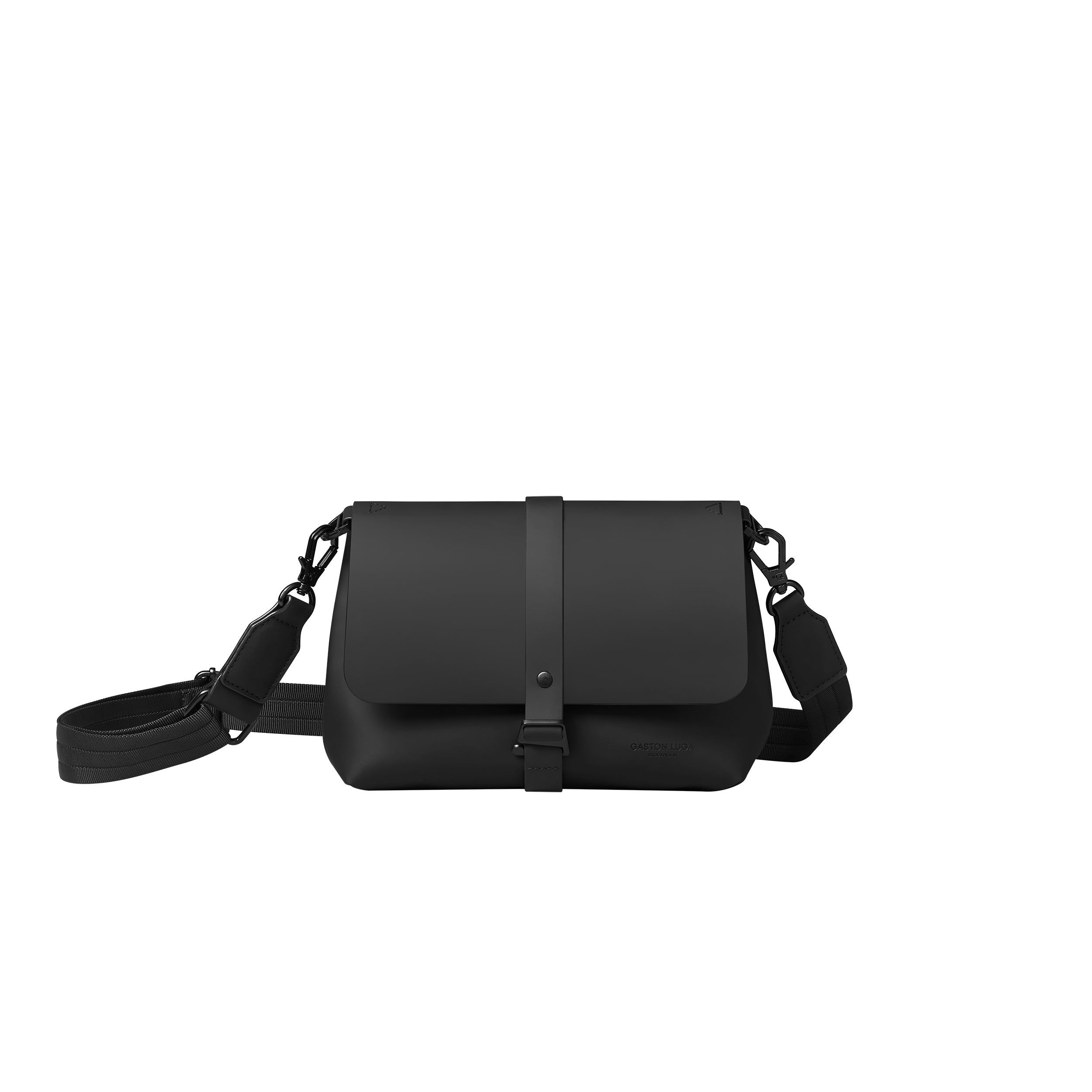 Gaston Luga Splash Crossbody Bag - Black #CB100